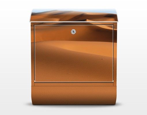 Cassette della posta arancioni Dune del deserto