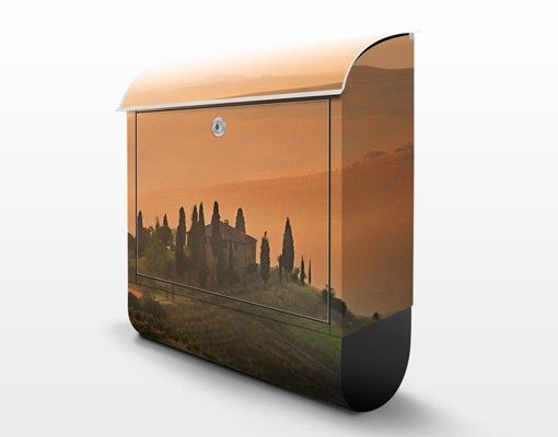 Cassette della posta arancioni Sogni di Toscana
