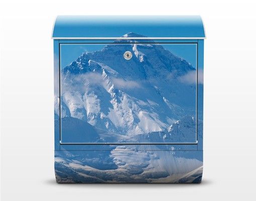 Cassette della posta blu Monte Everest