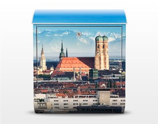 Cassetta postale blu Monaco di Baviera