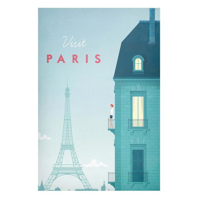 Lavagne magnetiche con architettura e skylines Poster di viaggio - Parigi