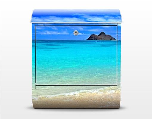 Cassette della posta blu Spiaggia Paradiso