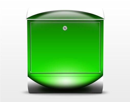 Cassetta postale verde Magica palla verde
