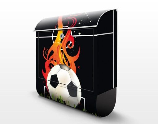 Cassette della posta No.EG5 Football on Fire