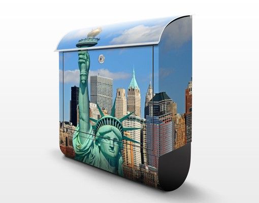 Cassette della posta Skyline di New York