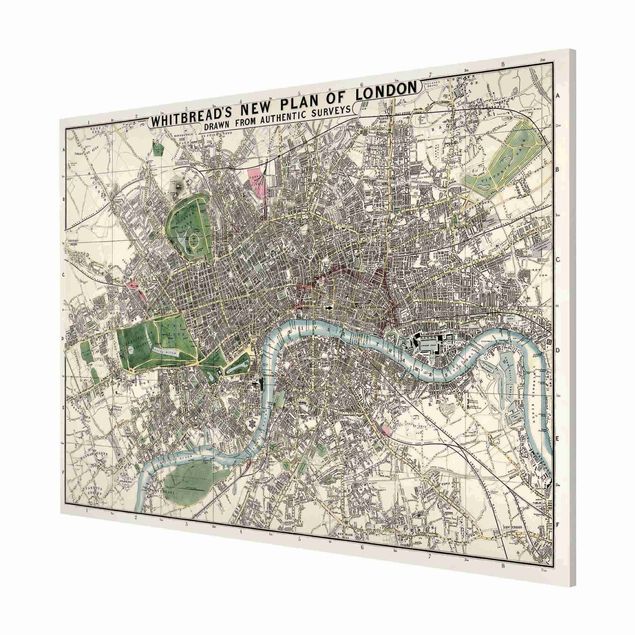 Quadri vintage Mappa vintage Londra