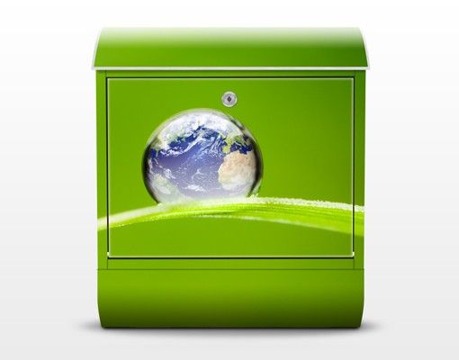 Cassetta della posta verde Speranza verde