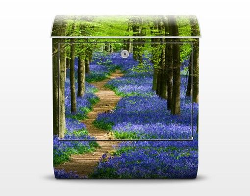 Cassetta postale verde Sentieri nell'Hertfordshire
