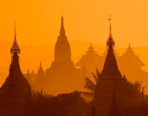 Cassetta postale Città Tempio in Myanmar