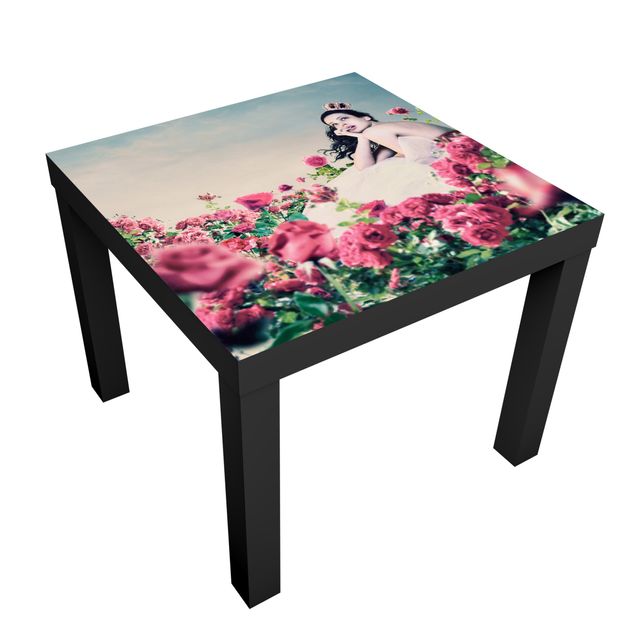 Pellicole adesive per mobili lack tavolino IKEA Donna nel campo di rose