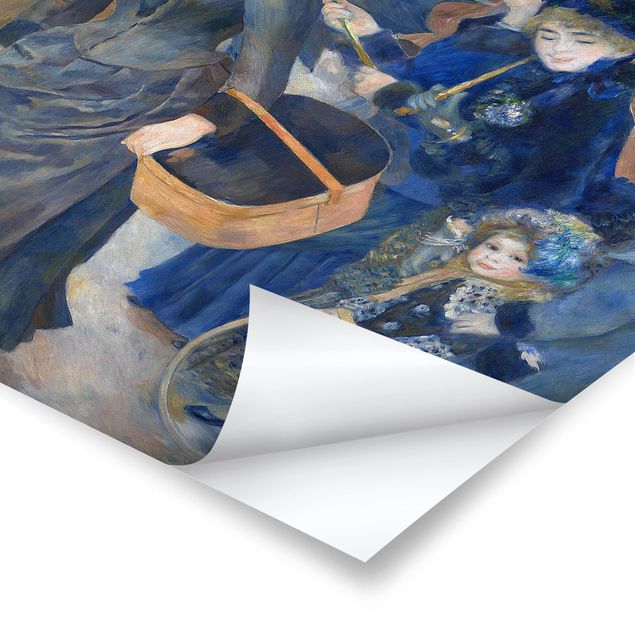 Quadro moderno blu Auguste Renoir - Ombrelli