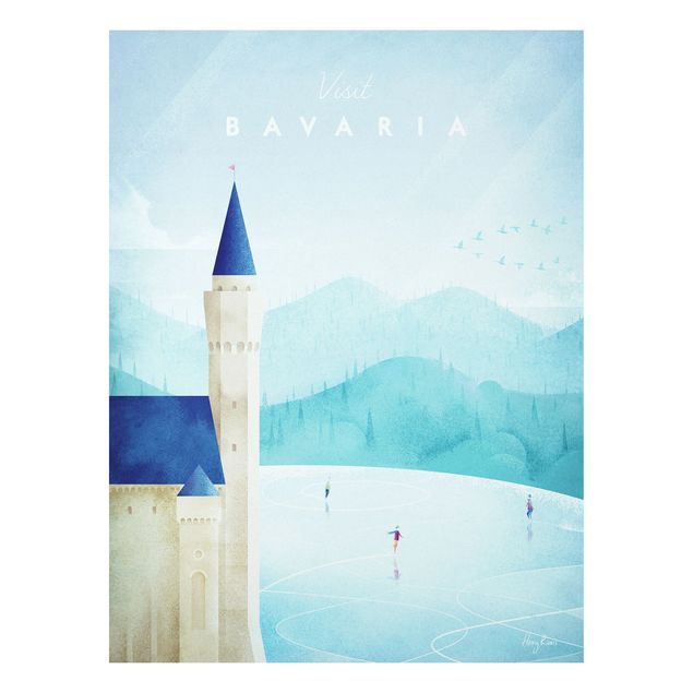 Riproduzioni quadri Poster di viaggio - Baviera