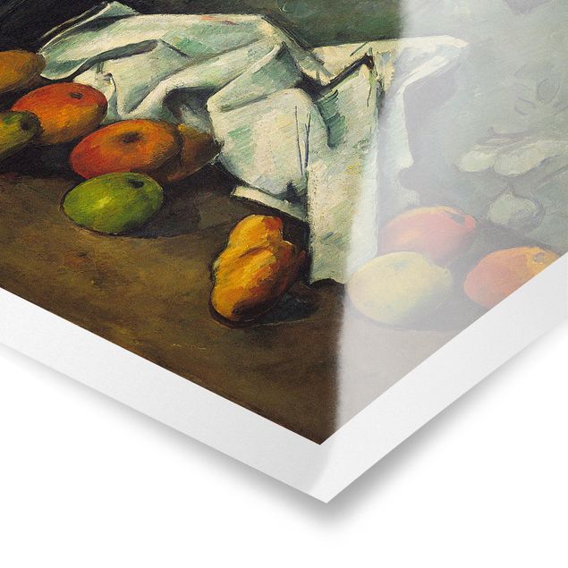 Riproduzioni quadri Paul Cézanne - Natura morta con barattolo di latte e mele