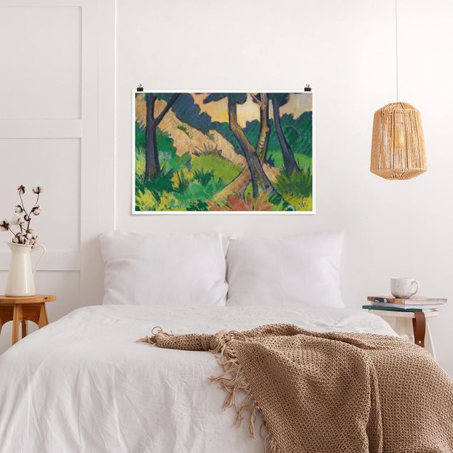 Quadro paesaggio Otto Mueller - Paesaggio III