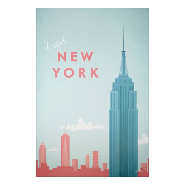 Quadri vintage Poster di viaggio - New York