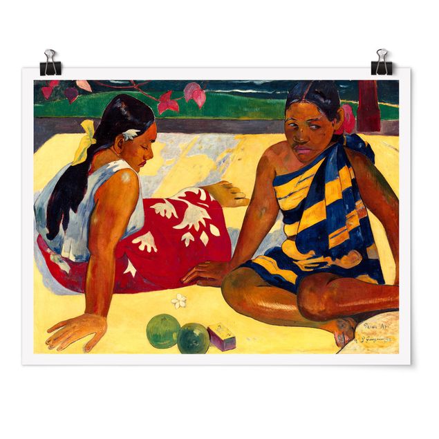 Quadri moderni   Paul Gauguin - Parau Api (Due donne di Tahiti)