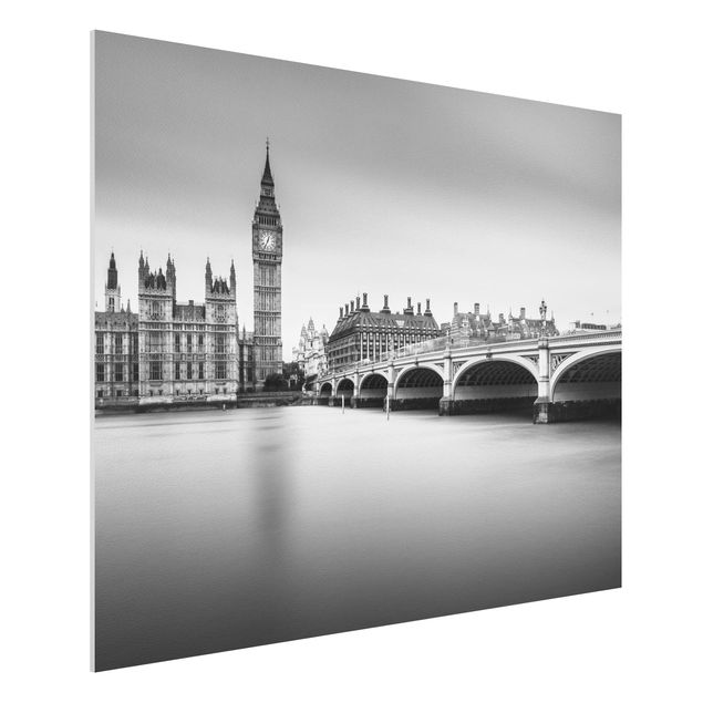 Quadri di Londra Il ponte di Westminster e il Big Ben