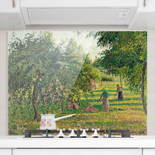 Impressionismo quadri Camille Pissarro - Meli e ortiche, Eragny