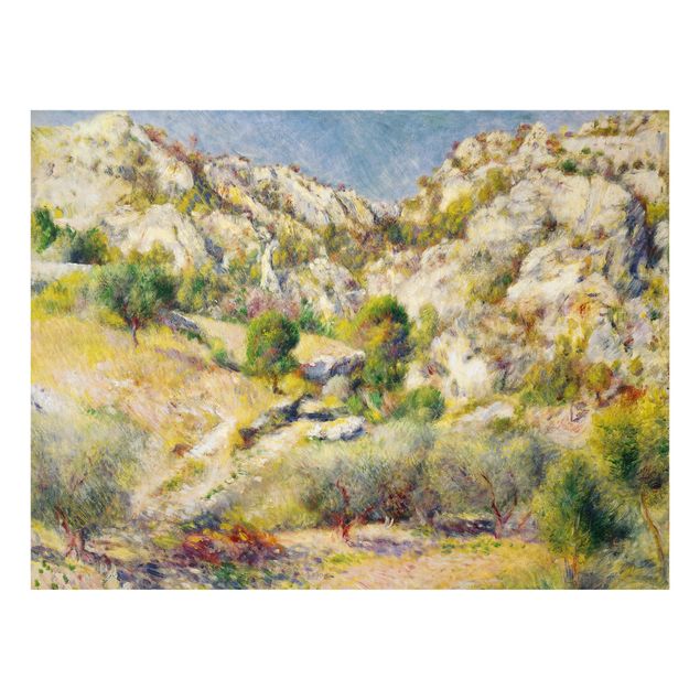 Paraschizzi con riproduzioni Auguste Renoir - Roccia all'Estaque