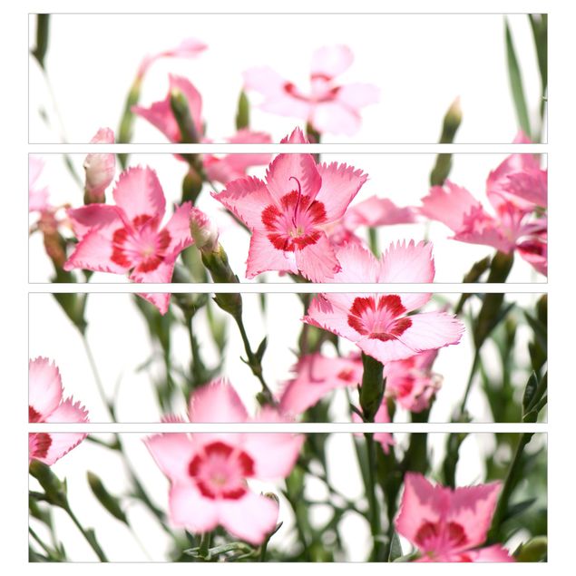 Carta adesiva per mobili IKEA - Malm Cassettiera 4xCassetti - Pink Flowers