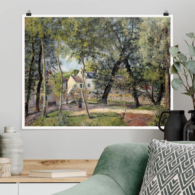 Quadri Impressionismo Camille Pissarro - Paesaggio a Osny vicino all'irrigazione