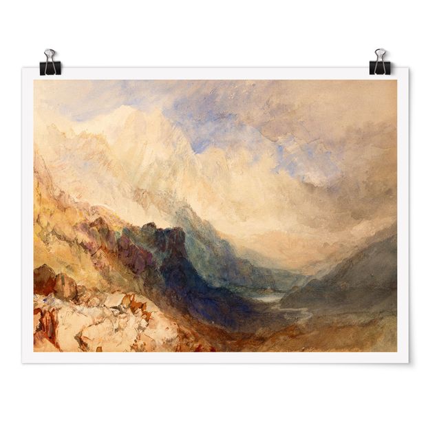 Poster - William Turner - Valle d'Aosta - Orizzontale 3:4