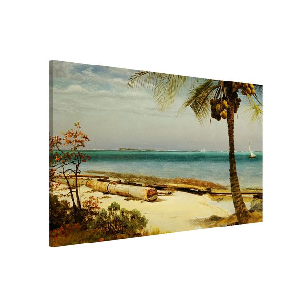 Lavagne magnetiche con spiaggia Albert Bierstadt - Costa tropicale