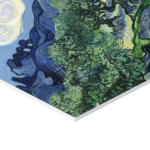 Quadri moderni per arredamento Vincent Van Gogh - Alberi di ulivo