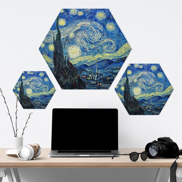 Quadro blu Vincent Van Gogh - La notte stellata