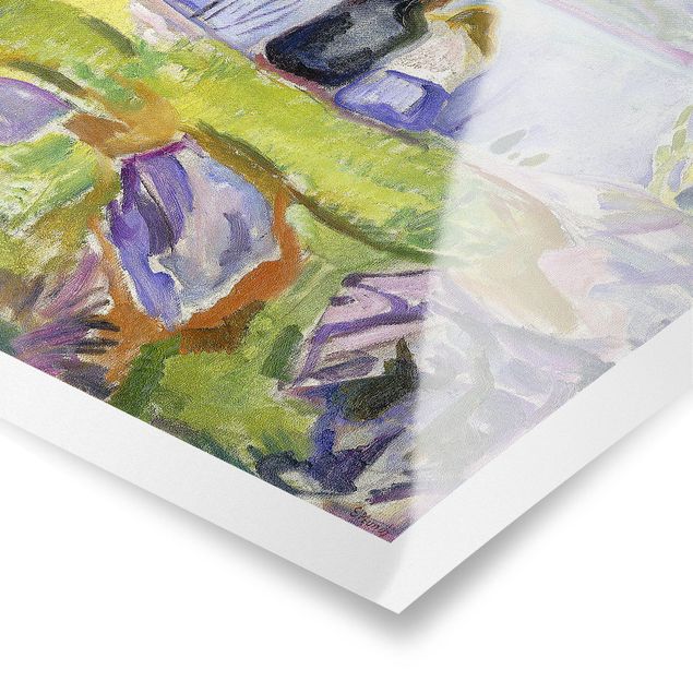 Riproduzione quadri famosi Edvard Munch - Primavera (coppia di innamorati sulla riva)