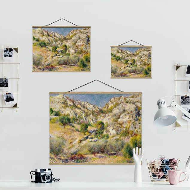 Quadri moderni per arredamento Auguste Renoir - Roccia all'Estaque
