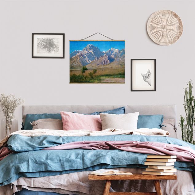 Riproduzioni quadri famosi Albert Bierstadt - Campo Indipendenza, Colorado