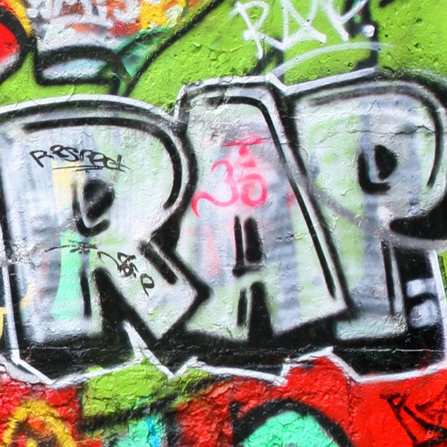 Pellicola adesiva per muro Muro di graffiti