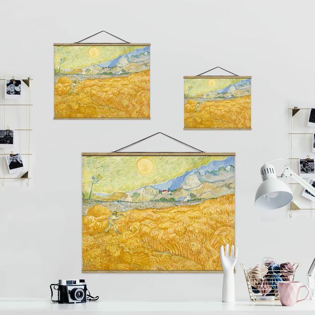 Stile artistico Vincent Van Gogh - Il raccolto, il campo di grano