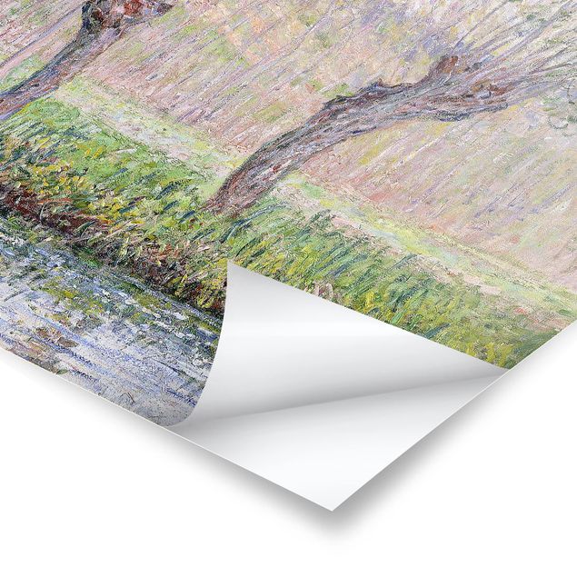 Riproduzione quadri famosi Claude Monet - Alberi di salice in primavera