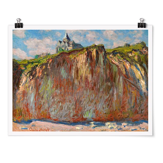 Stile di pittura Claude Monet - La chiesa di Varengeville alla luce del mattino
