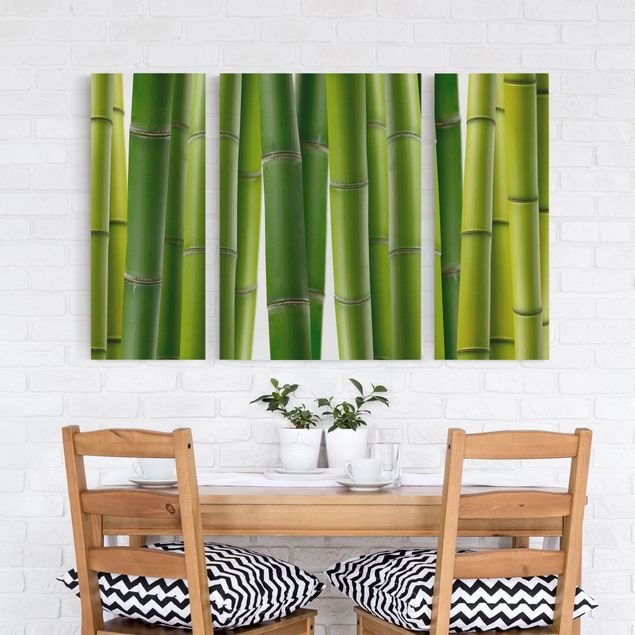Quadri su tela con foresta Piante di bambù