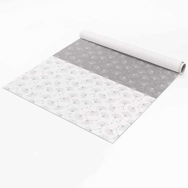 Pellicole adesive per mobili grigie Set di motivi a Soffione in grigio agata e bianco polare