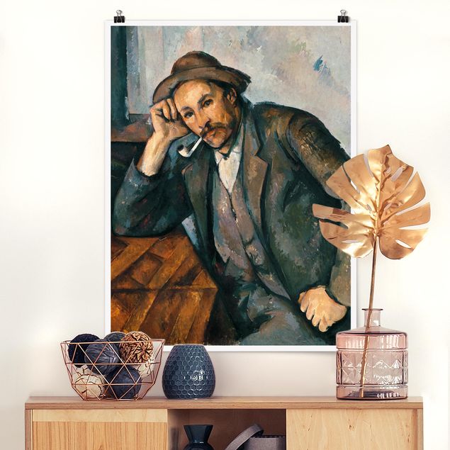 Quadri Impressionismo Paul Cézanne - Il fumatore di pipa