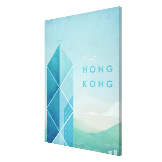 Quadri stile vintage Poster di viaggio - Hong Kong