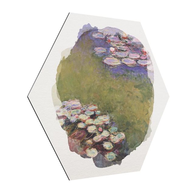 Quadri Impressionismo Acquerelli - Claude Monet - Ninfee