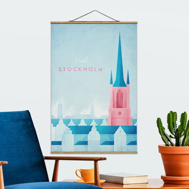 Quadri vintage Poster di viaggio - Stoccolma