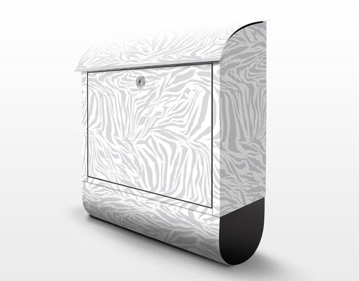 Accessori decorazione casa Disegno zebra grigio chiaro 39x46x13cm