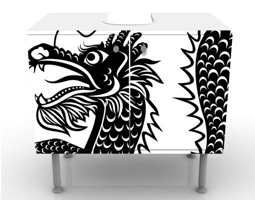 Mobile per lavabo design Asian Dragon