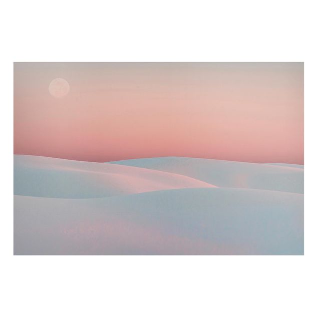 Quadro astratto Dune al chiaro di luna