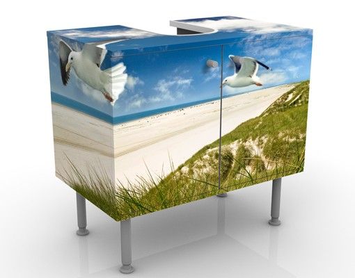 Mobili sottolavabo con spiaggia Brezza delle dune