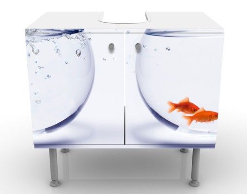 Mobile per lavabo design Flying Goldfish