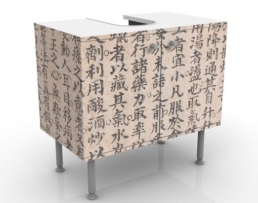 Mobile per lavabo design Chinese Characters