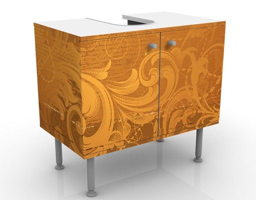 Mobile per lavabo design Golden Baroque