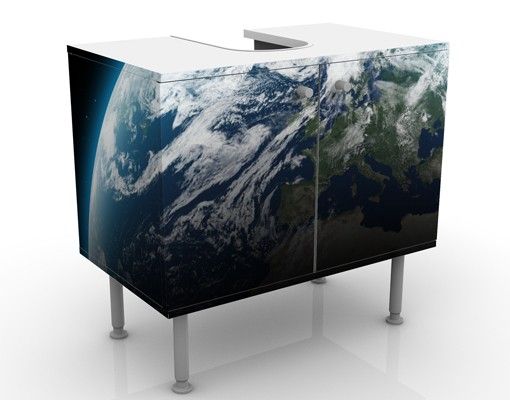 Mobile per lavabo design Illuminated Planet Earth